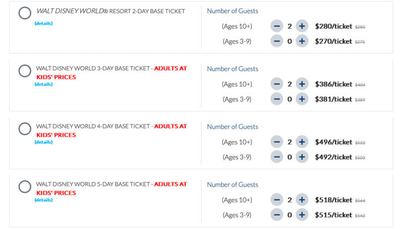 Tickets Guide discount prices