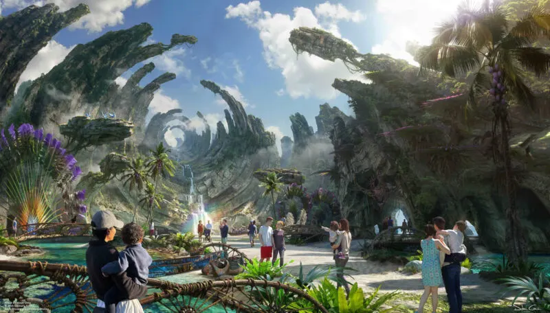 Avatar Land in Disney California Adventure concept art