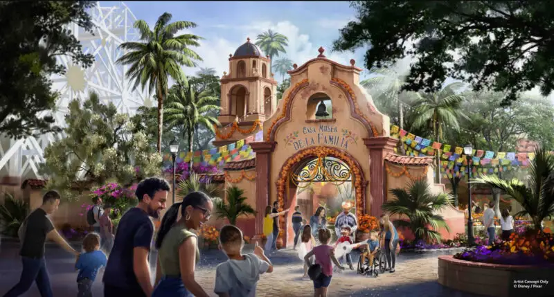Coco ride concept art Disney California Adventure