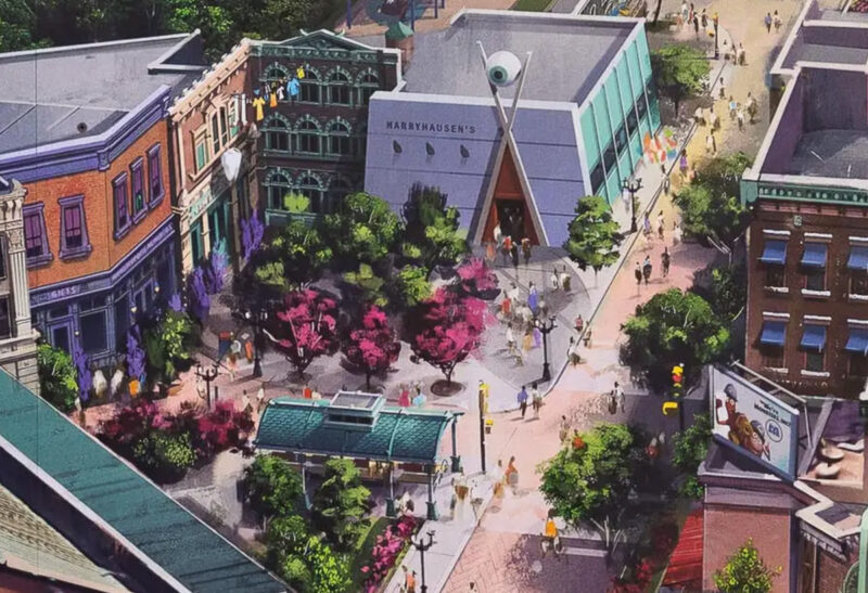Monsters Inc. Land in Hollywood Studios concept art