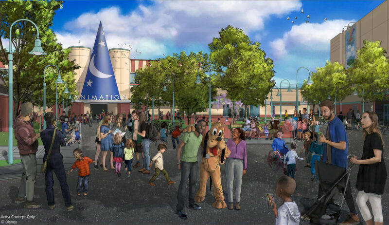 concept art for The Magic of Disney Animation Hollywood Studios