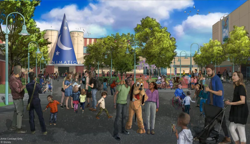 concept art for The Magic of Disney Animation Hollywood Studios