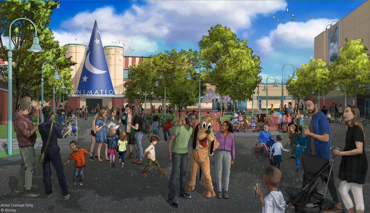 concept art for The Magic of Disney Animation Hollywood Studios