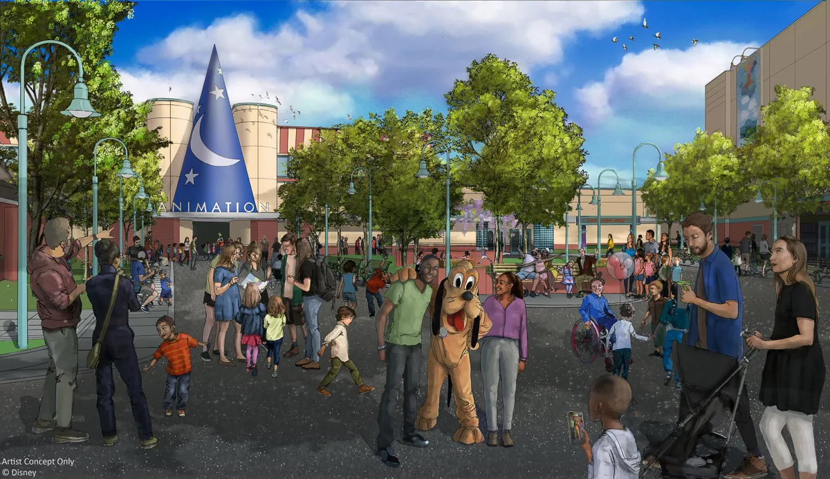 concept art for The Magic of Disney Animation Hollywood Studios