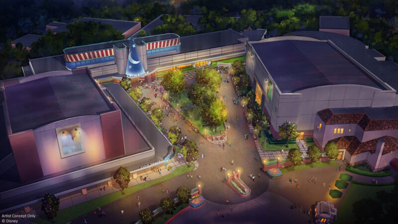 concept art for The Magic of Disney Animation Hollywood Studios