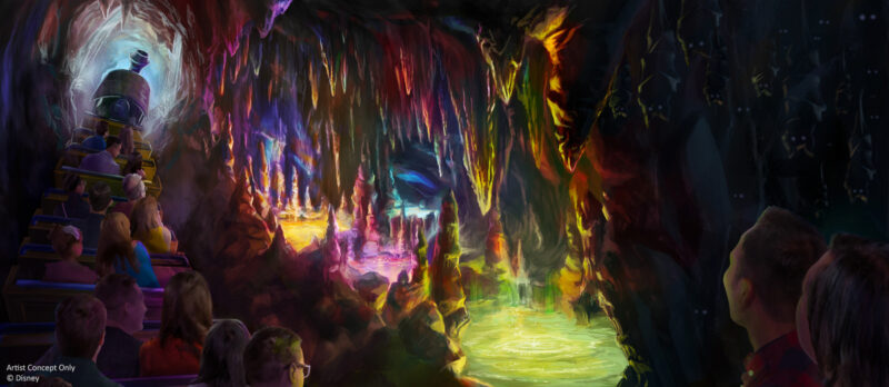 Big Thunder Mountain new effects Magic Kingdom concept art