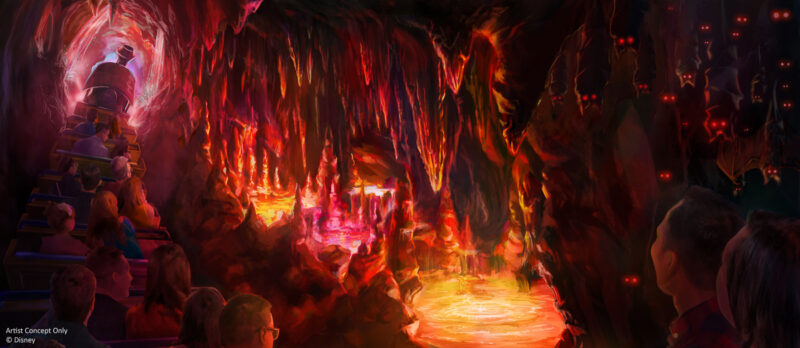 Big Thunder Mountain new effects Magic Kingdom concept art