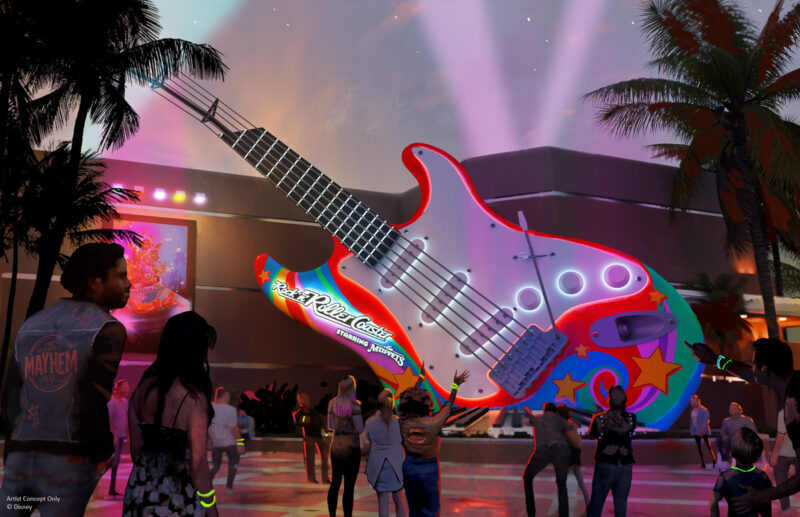 Muppets Coaster exterior concept art