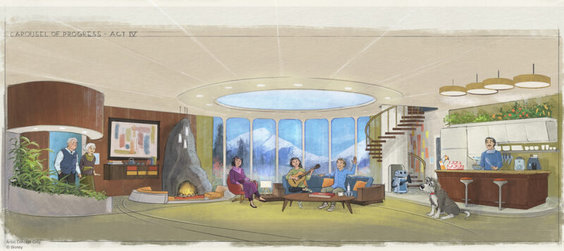 New scenes Carousel of Progress concept art