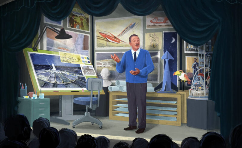 Carousel of Progress update Walt Disney animatronic concept art