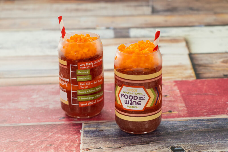 EPCOT Food and Wine Brew-Wing Lab frozen pomegranate raspberry tea