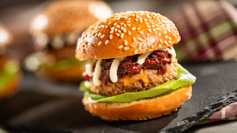 EPCOT Food and Wine Flavors from Fire Burger Slider