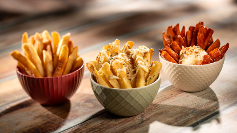 EPCOT Food and Wine The Fry Basket Fry Flight