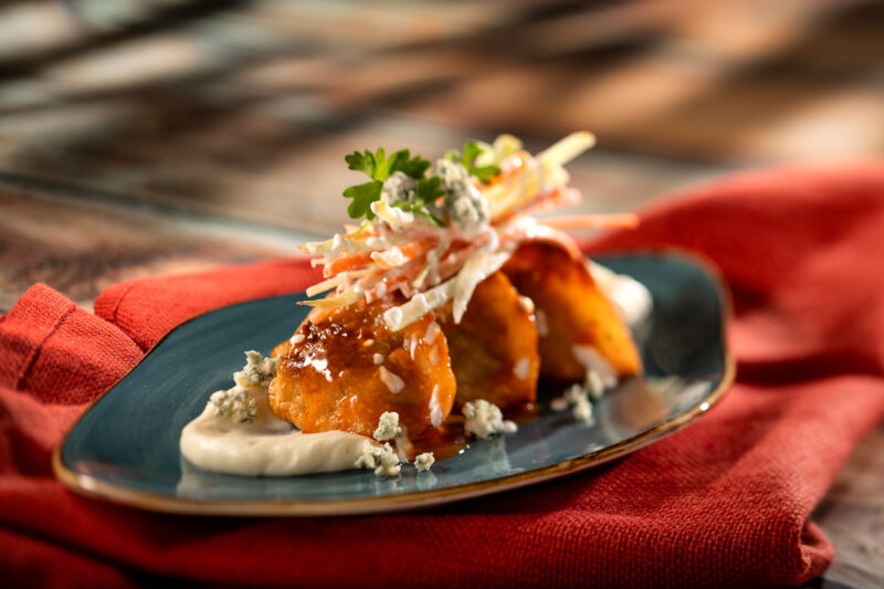 EPCOT Food and Wine Gyozas of the Galaxy buffalo dumplings