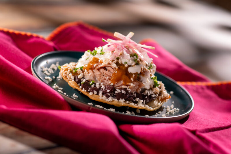EPCOT Food and Wine Mexico tostada