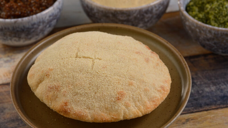 EPCOT Food and Wine Tangierine cafe stone baked moroccan bread