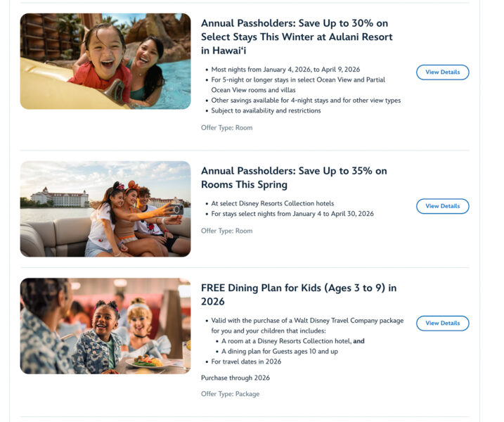 Latest Disney World offers and discounts