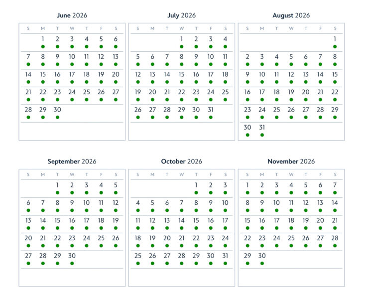 Disney Park Pass Reservation Calendar availability