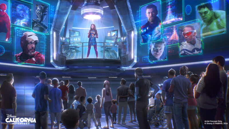 Avengers Infinity Defense Disney California Adventure concept art preshow