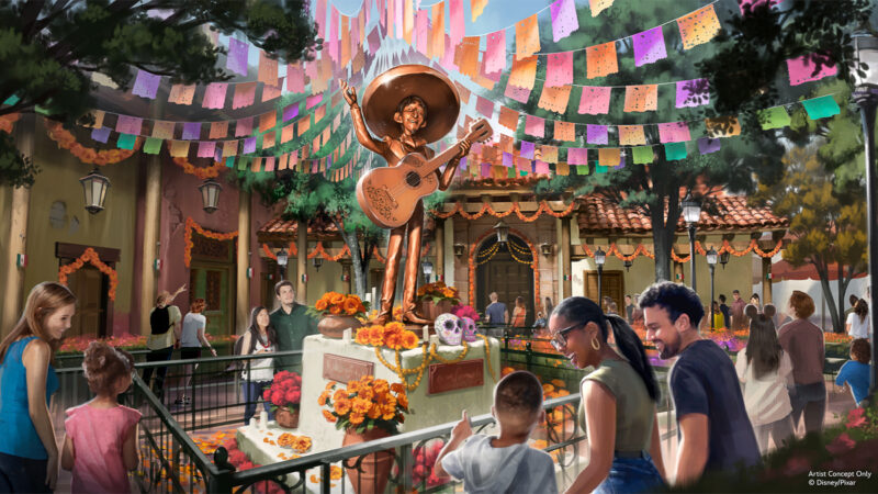 Coco Ride Disney California Adventure concept art