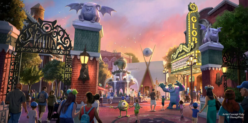 Monstropolis concept art Hollywood Studios