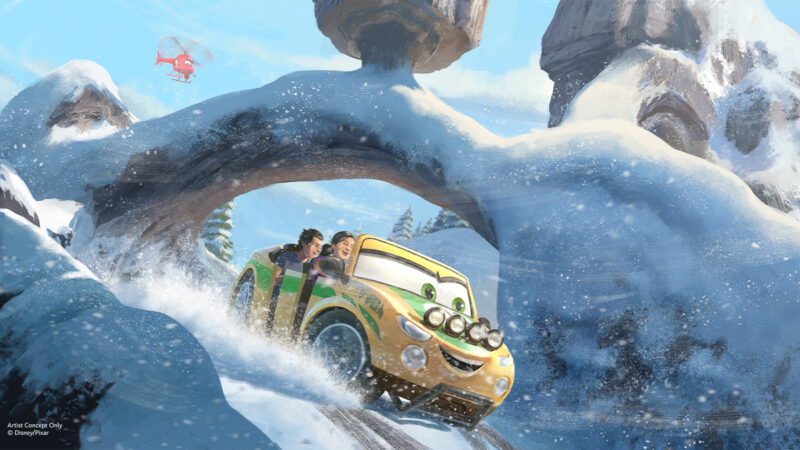 Cars Ridge Run Rally concept art Piston Peak Magic Kingdom