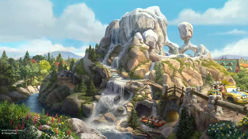 Cars Ridge Run Rally concept art Piston Peak Magic Kingdom