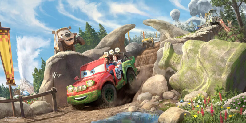 Piston Peak concept art Cars Ridge Run Rally