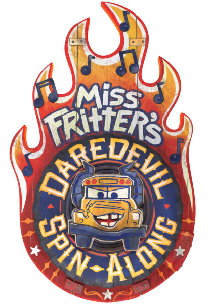 Piston Peak concept art Miss Fritter’s Daredevil Spin-Along