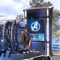 Stark Flight Lab Disney California Adventure concept art ride vehicle