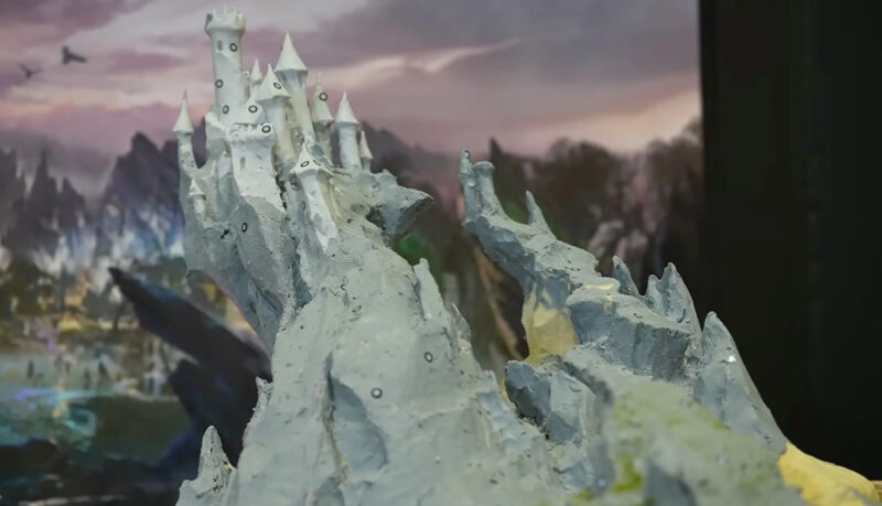 Maleficent Coaster ride model Villains Land Magic Kingdom