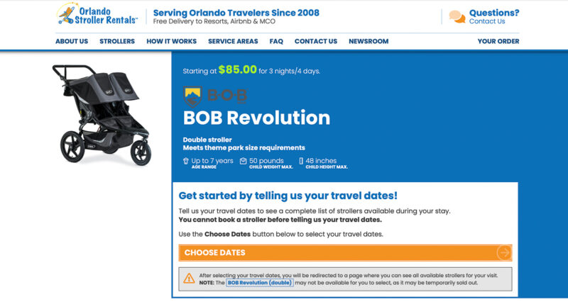 Orlando Stroller Rentals